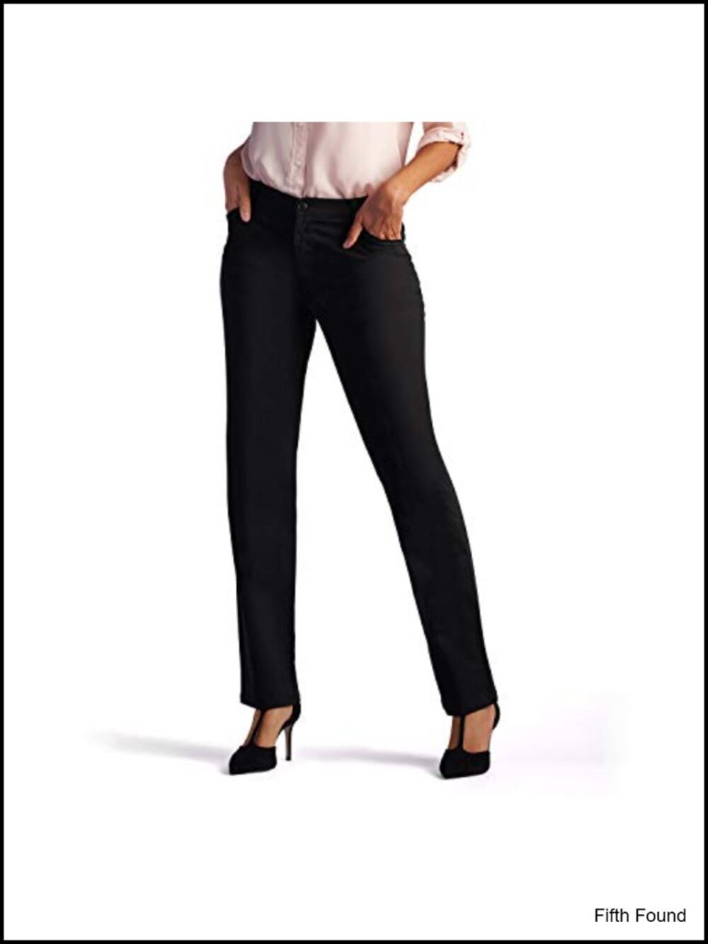Relaxed Fit Straight Leg Business Casual Slacks